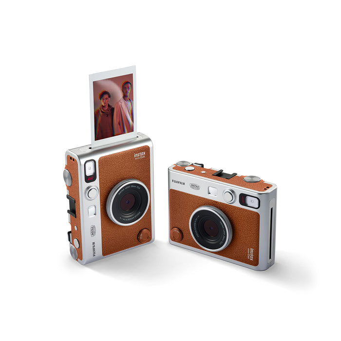 Fujifilm Instax Mini Evo Hybrid (Brown)- Garanzia Fujifilm Italia