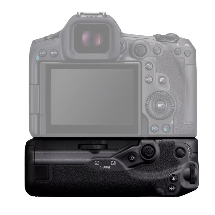 Canon Impugnatura Porta batteria (Battery Grip) BG-R20 montato