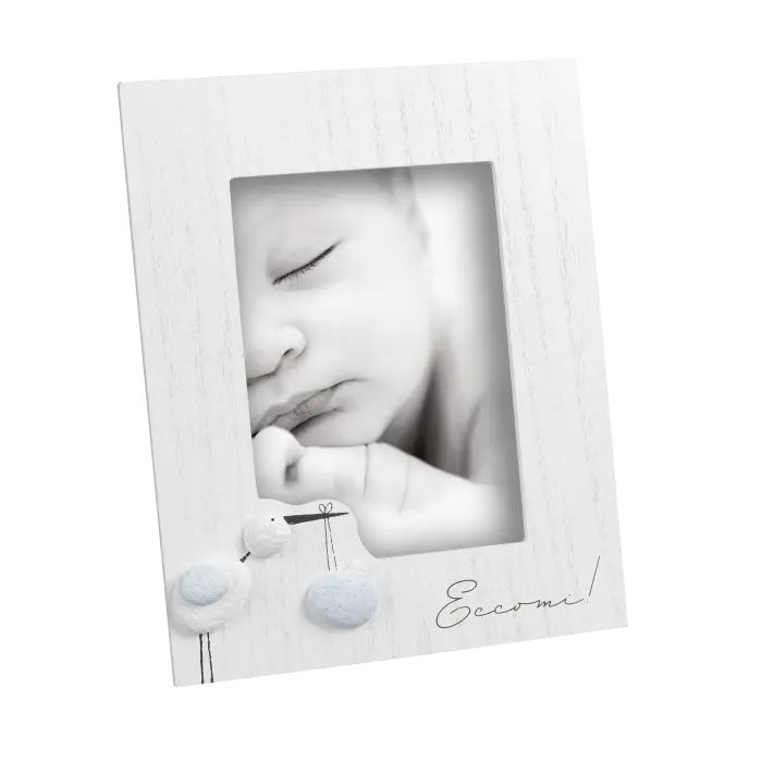 Mascagni Portafoto in MDF Celeste (13x18) - Art. A2036