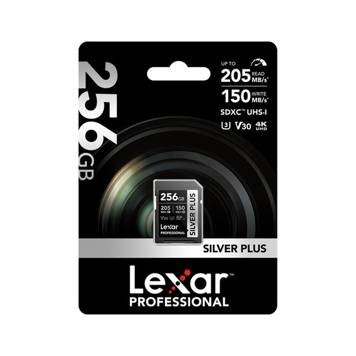 Lexar SD 256GB Silver Plus V30 caratteristiche