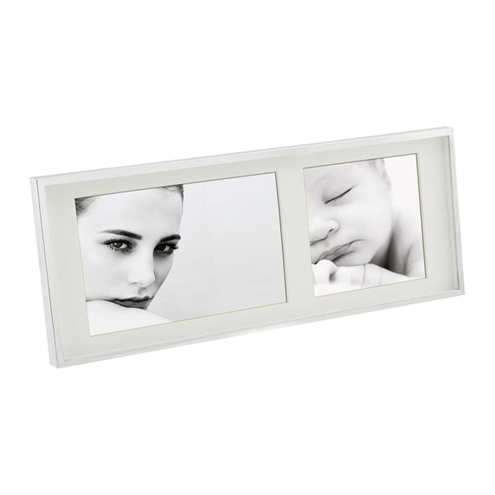 Mascagni cornice doppia in metallo (1x10x10-1x10x15) - Art. A1828-2