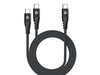 CELLY CAVO USB-C TO 2 USB-C BLACK