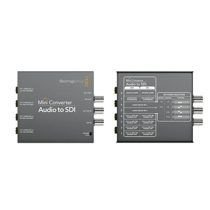 Blackmagic Mini Converter - Audio to SDI 2 CONVMCAUDS2