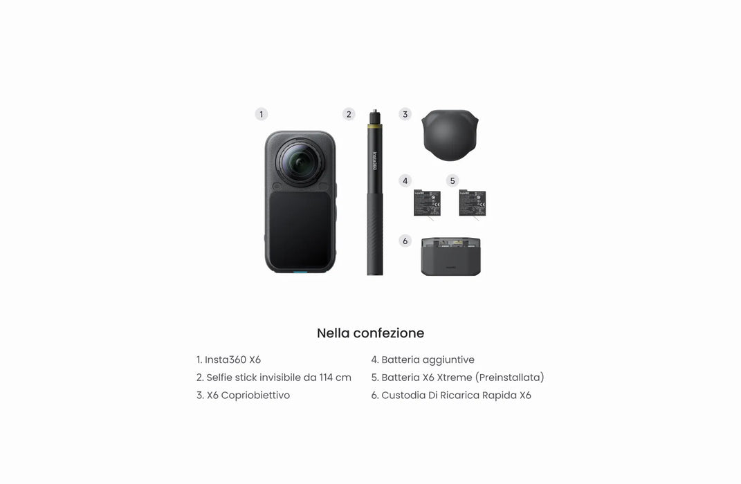 Insta360 X6 Essential Bundle (Black)