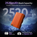 SmallRig 5407 Batteria USB-C per Canon LP-E6P