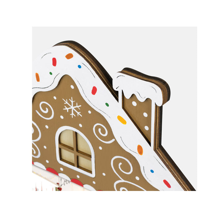 Cornice in legno con decorazione natalizia "Sweetie" (10x15) - Art. CH554