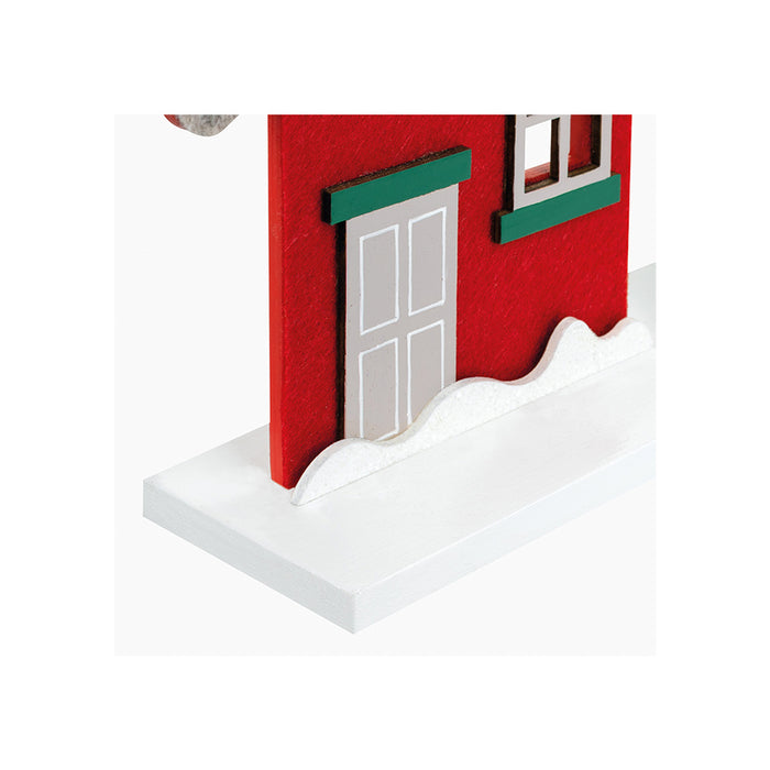 Cornice in legno con decorazione natalizia "Emerald" (10x15) - Art. CH263
