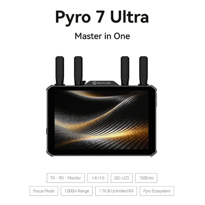 Hollyland Pyro 7 Ultra – Monitor Wireless TX/RX 7"