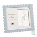 Mascagni cornice in mdf azzurra con cuore in metallo (9x13) - Art. MM1004 A