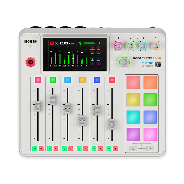 RØDE RØDECaster Pro II White – Studio di Produzione Audio Integrato