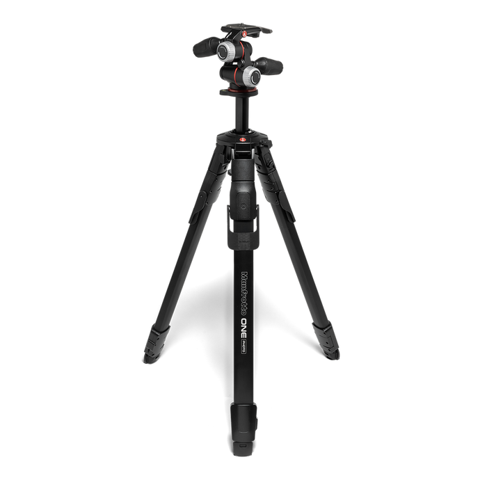 Manfrotto MKONEPA-3W – Treppiede ONE Photo in Alluminio con Testa XPRO 3 Vie