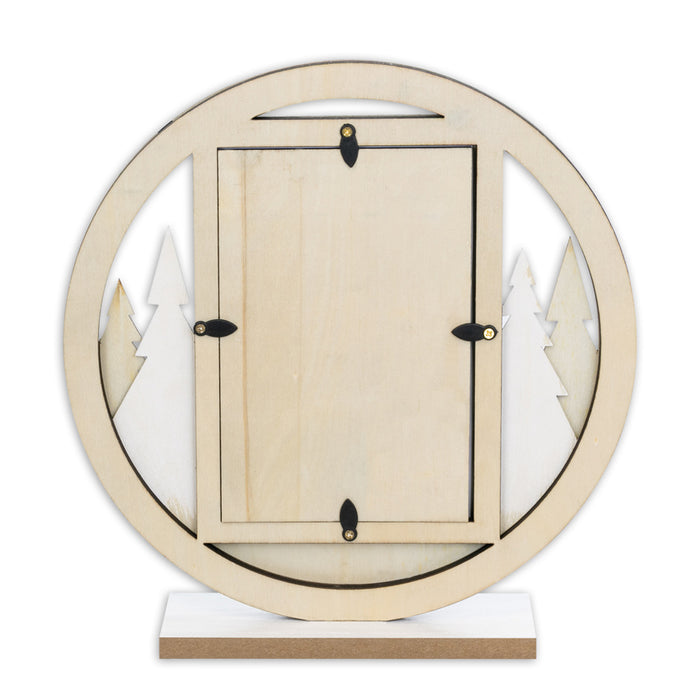 Cornice natalizia in legno (10x15) - Art. CH759