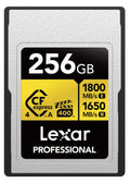 Lexar Professional GOLD CFexpress 4.0 Type A 256GB – 1800 MB/s