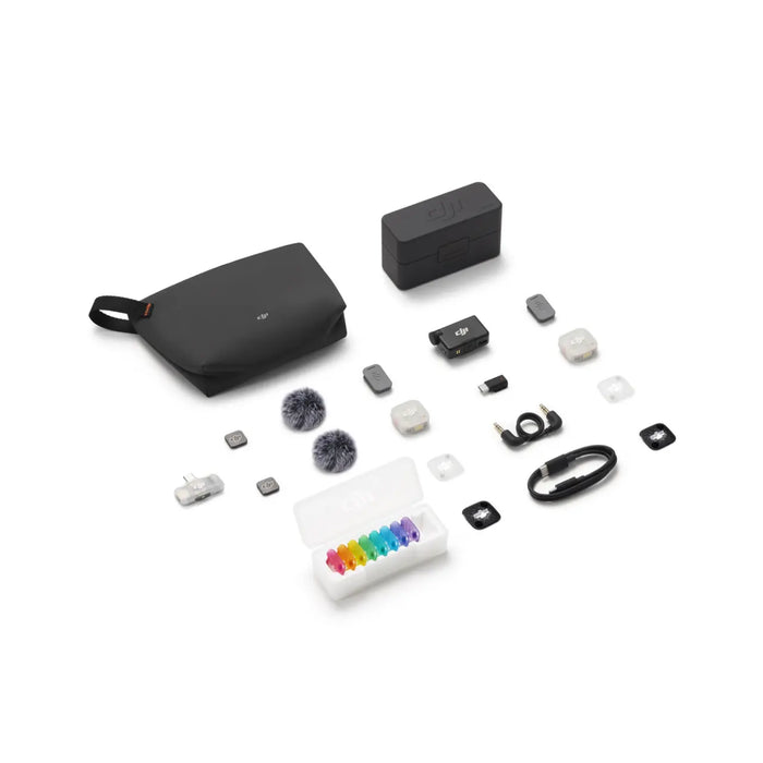 DJI Mic Mini 2S 2TX + 1RX + Custodia di Ricarica