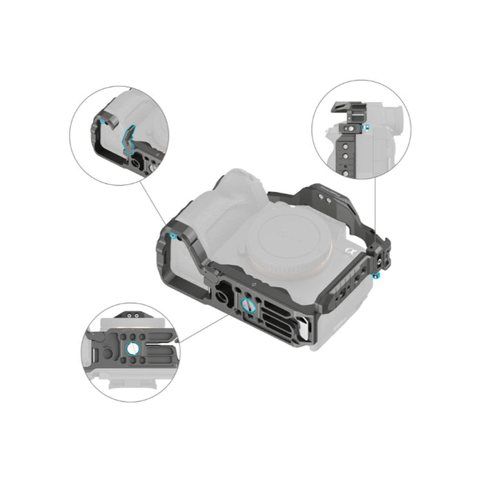 Smallrig HawkLock Quick Release Cage per Sony - Art. 4481 dettaglio