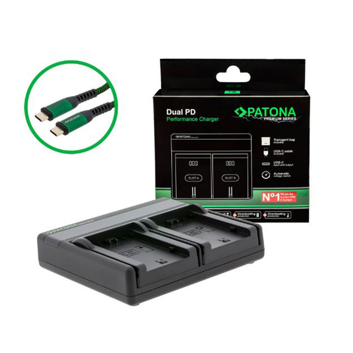 Patona Dual PD Charger (Per NP-FZ100)