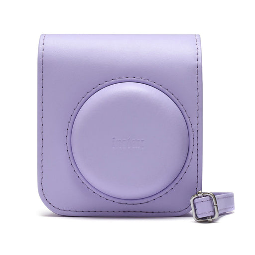 Fujifilm Borsa per Mini 12 (Lilac Purple) aperta