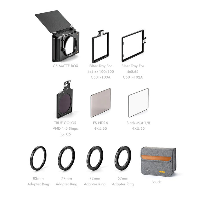 nisi-c5-matte-box-filmmaker-kit-contenuto