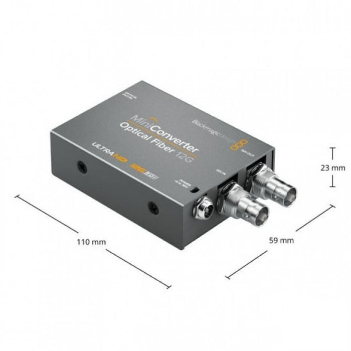 Blackmagic Mini Converter Optical Fiber 12G