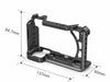 Smallrig cage per Sony a6100/a6300/a6400/a6500 - Art. CCS2310B dimensioni