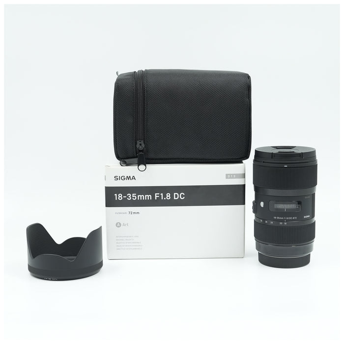 Sigma Art 18-35mm F1.8 (Per Canon) - (Usato) fronte