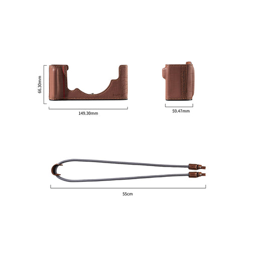 SMALLRIG 5096 LEATHER CASE BROWN X NIKON ZF