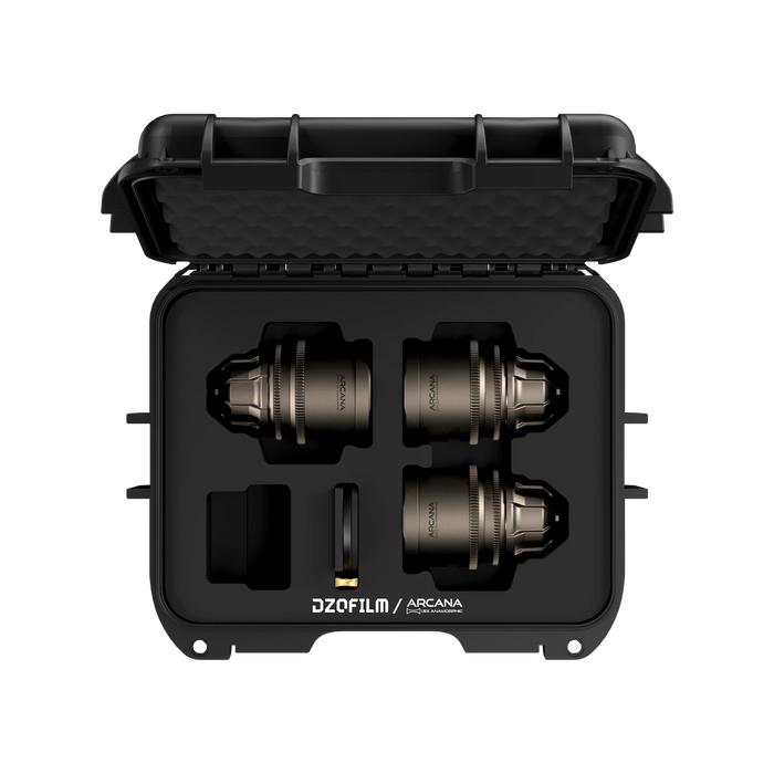 DZOFILM Arcana 32/45/75mm T2.1 1.5x Anamorphic Kit (scala Imperial)