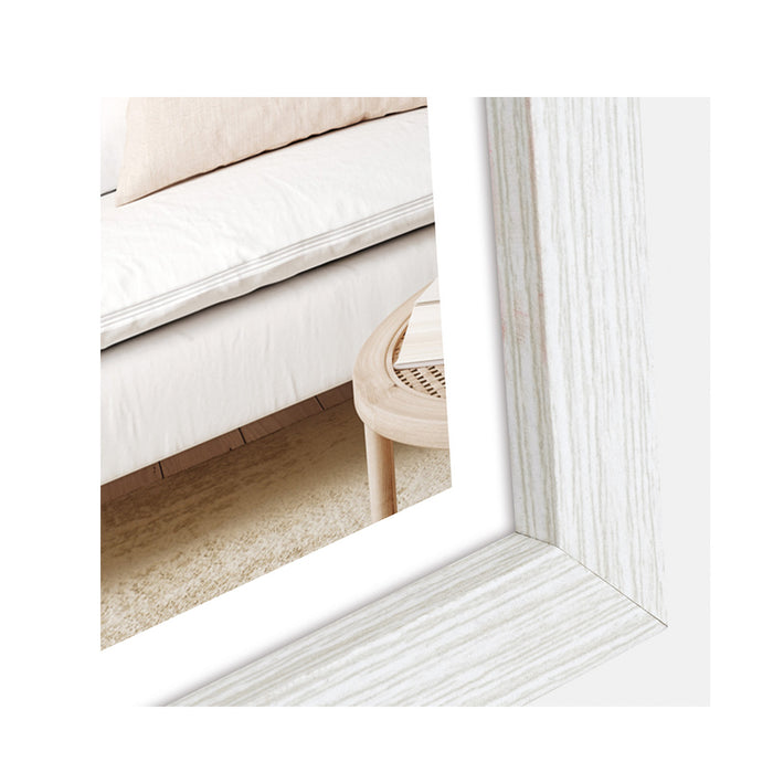 Cornice in legno "Halle White" dettaglio