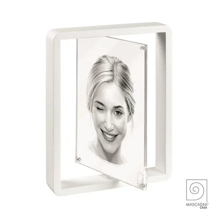 Mascagni portafoto in legno - Art. A1381 (Bianco)