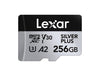 Lexar MicroSD 256GB Silver Plus V30