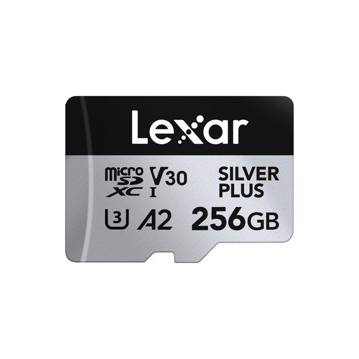 Lexar MicroSD 256GB Silver Plus V30