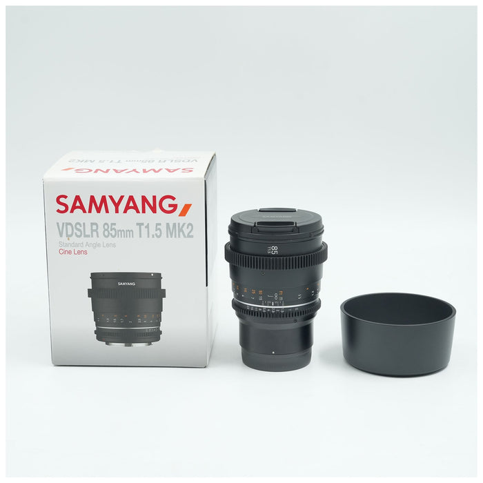 Samyang VDSLR 85mm T1.5 MK2 Cine Lens - (Usato)