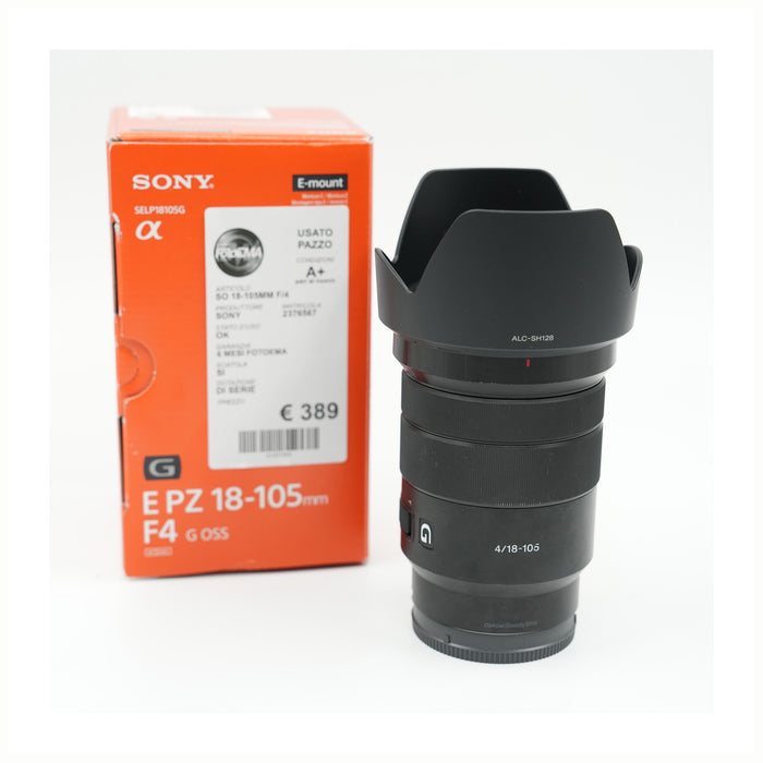 Sony E PZ 18-105mm F/4 G OSS M.2376567 - (Usato)