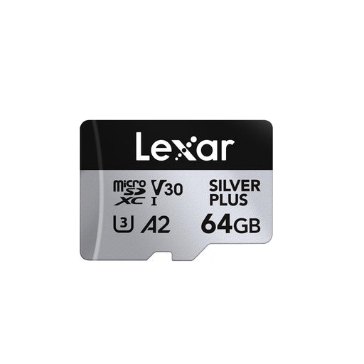 Lexar MicroSD 64GB Silver Plus V30