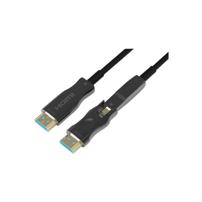 gbc-cavo-hdmi-in-fibra-ottica-con-adattatore-varie-misure