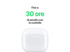 Apple Airpods 4 con cancellazione del rumore attiva autonomia 30 ore