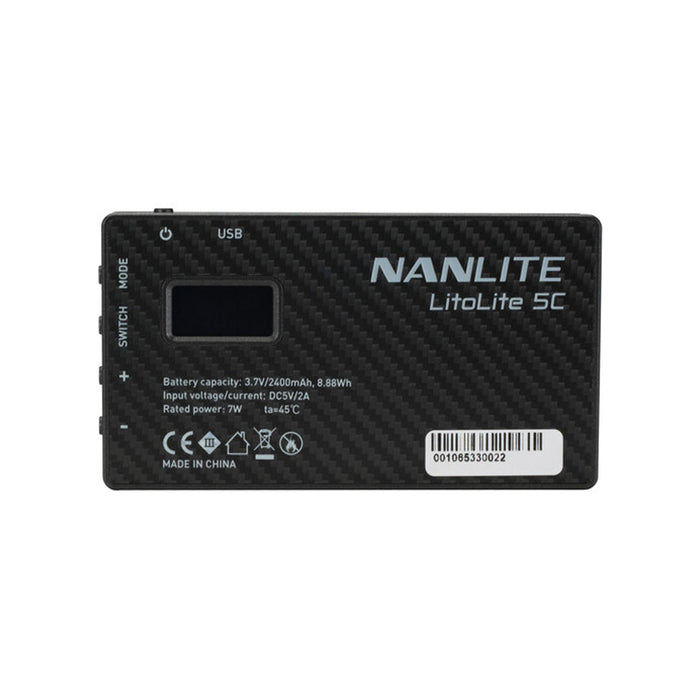 Nanlite Litolite 5C RGBWW luce LED portatile 7w retro