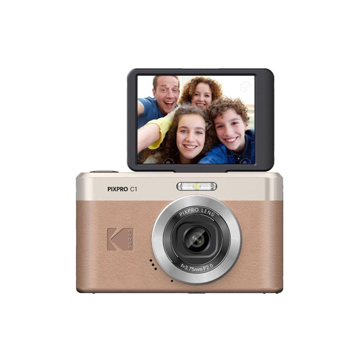 kodak-pixpro-c1-brown-schermo