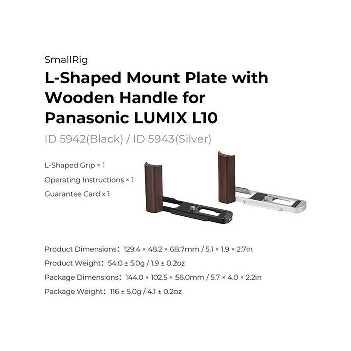 SmallRig 5942 L-Shaped Mount Plate