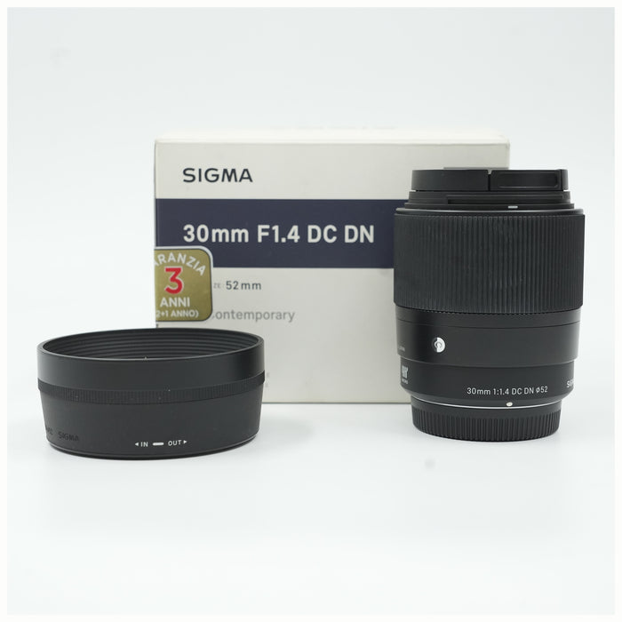 Sigma (C) 30mm F1.4 DC DN (Per Micro 4/3) - (Usato)