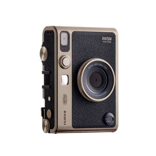 Fujifilm Instax Mini Evo (Titanium Gold) pulsanti