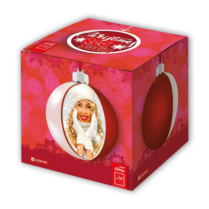 Zep Christmas Satin Red 10×10