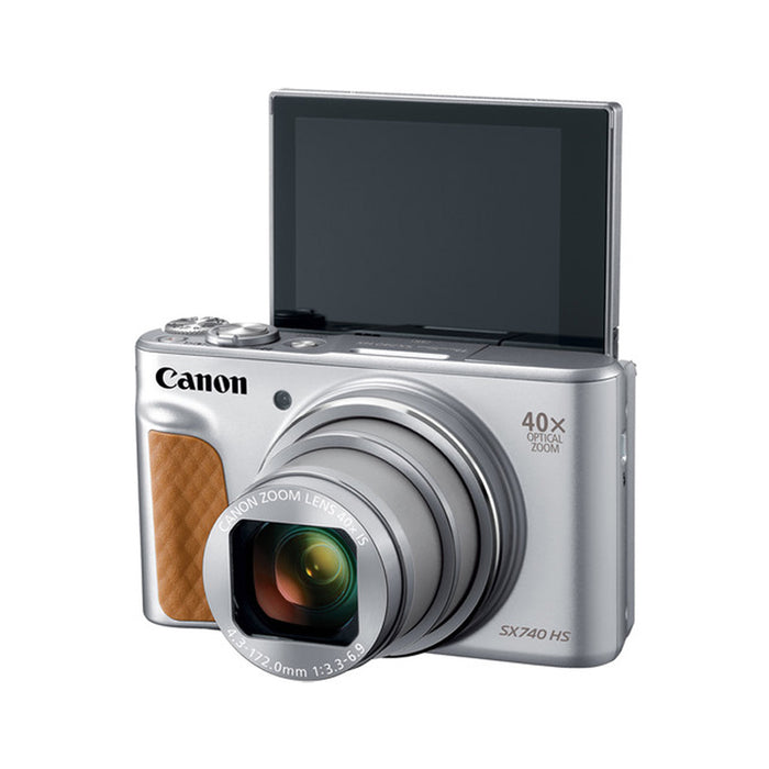 Canon Powershot SX740 HS (Silver) - Garanzia Canon Italia lcd