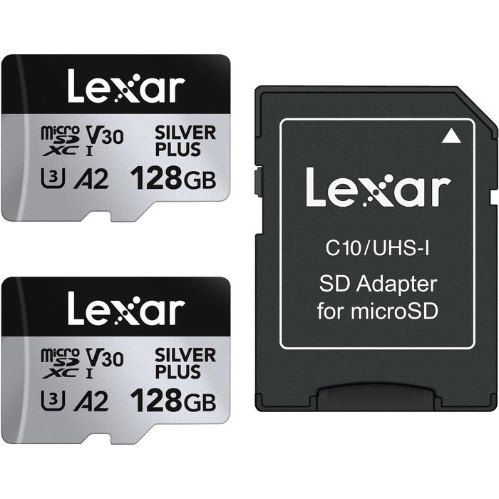 Lexar MicroSD 128GB Bipack Silver A2 V30