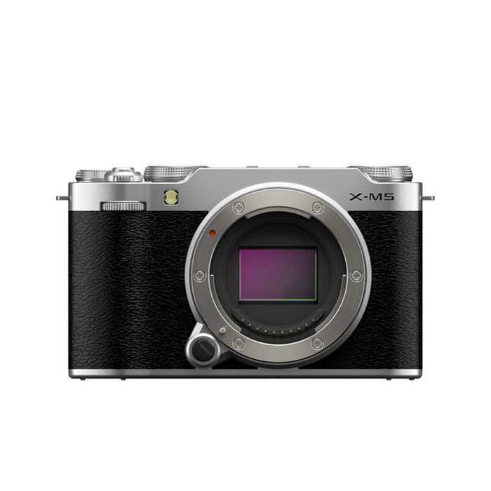 Fujifilm X-M5 BODY (Silver) - Garanzia Fujifilm Italia fronte