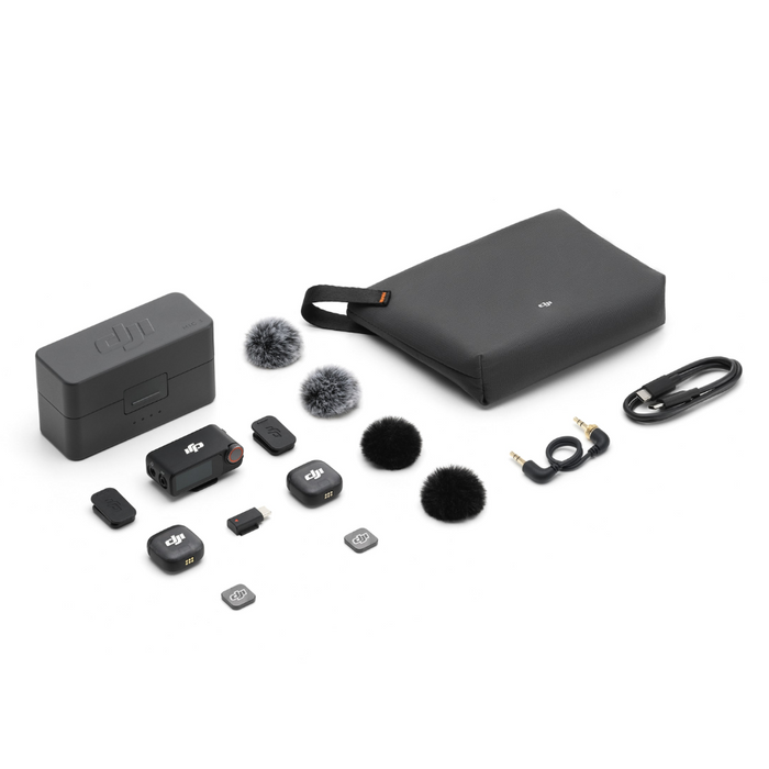 dji-mic-3-2tx+1rx+charging-case-contenuto-confezione