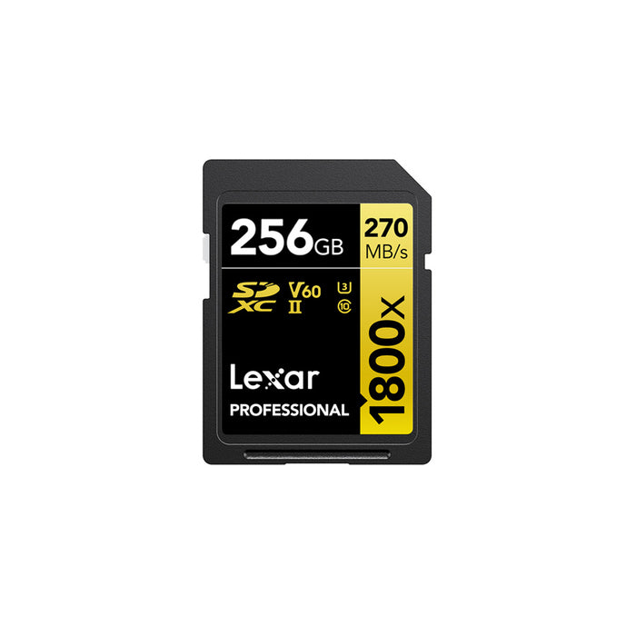 Lexar SD 256GB 1800x Serie Gold