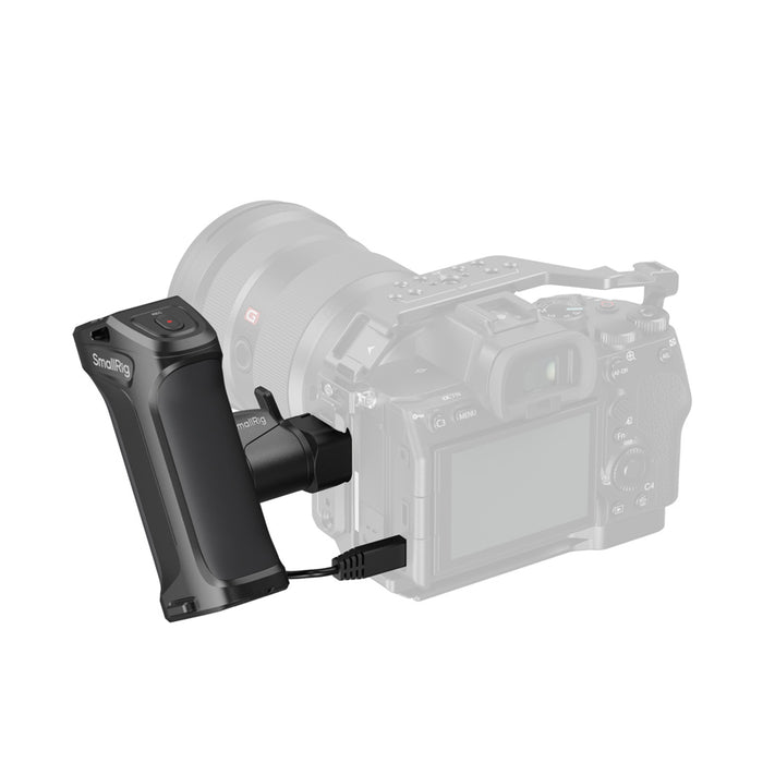 SMALLRIG ROTATING SIDEHANDLE WITH TRIGGER REC - 3893 montato