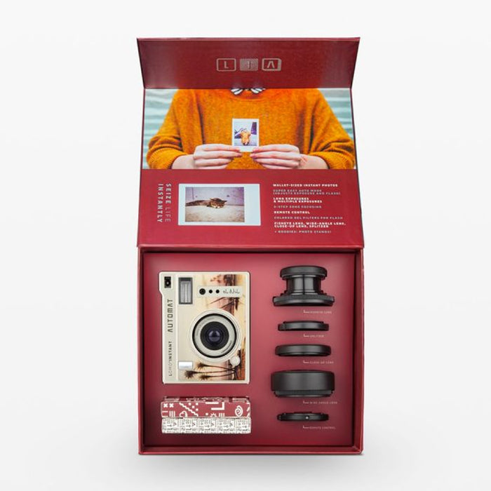 Lomo Instant Mini Automat + Kit di Lenti el Nil Edition accessori