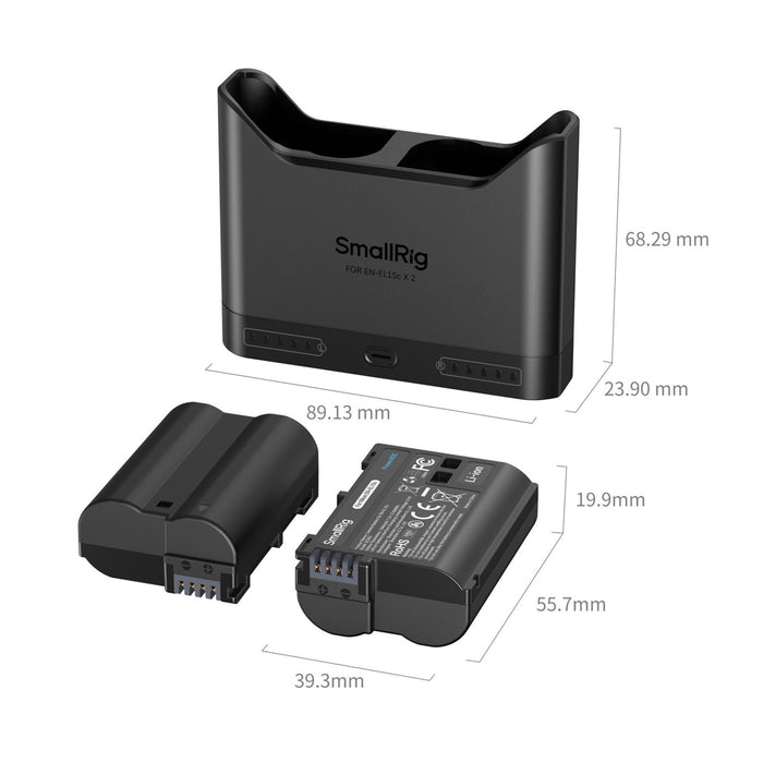 SmallRig 5486 Camera Battery Kit per Nikon EN-EL15c